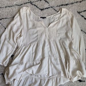 Cream blouse